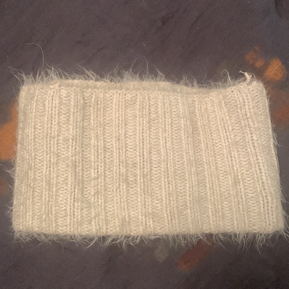 Reed Krakoff Leather and knit uniscarf - Picture 4 of 11